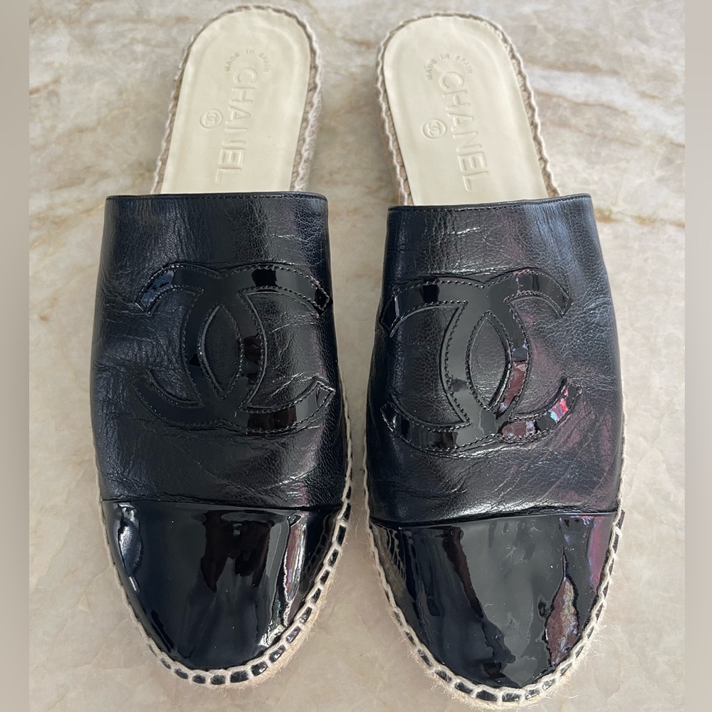Chanel Espadrilles size 39 Black